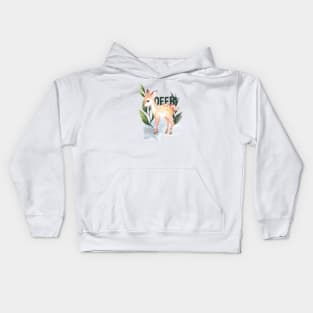 cute deer art Kids Hoodie